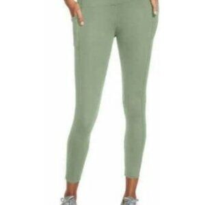 Skechers Womens 7/8 Gowalk Tight (Green, Large)